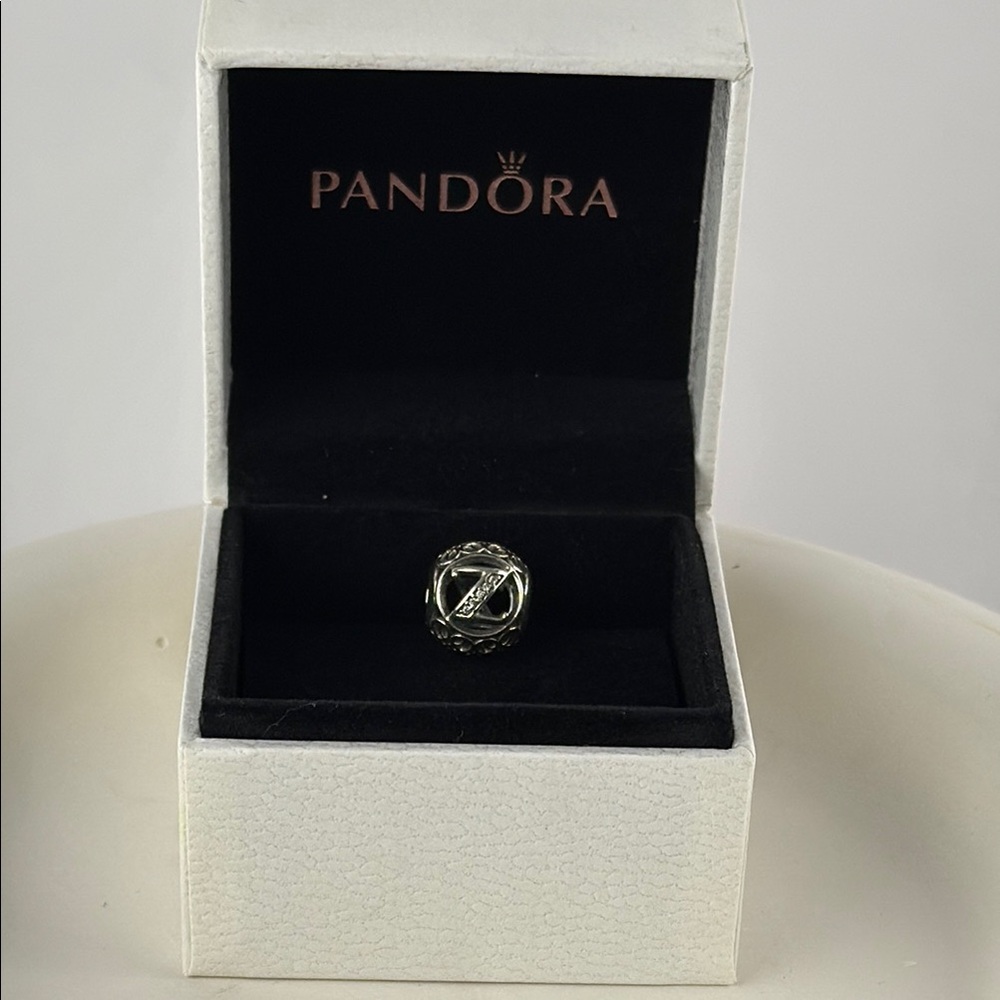 Pandora 925 Silver Letter Z charm